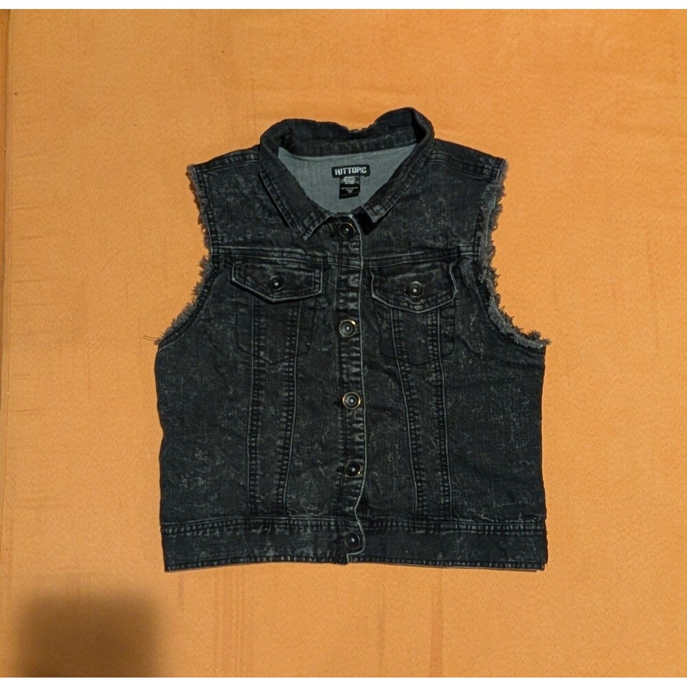 Hot topic vest denim
